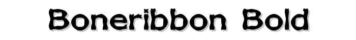 Boneribbon Bold font